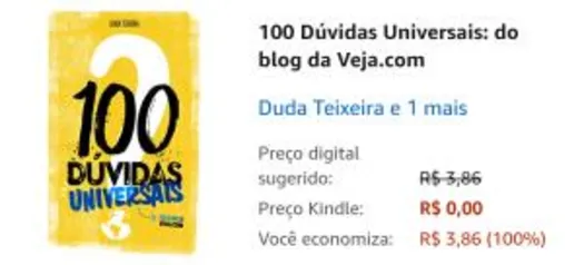 eBook Livro 100 Dúvidas Universais: do blog da Veja.com de Graça
