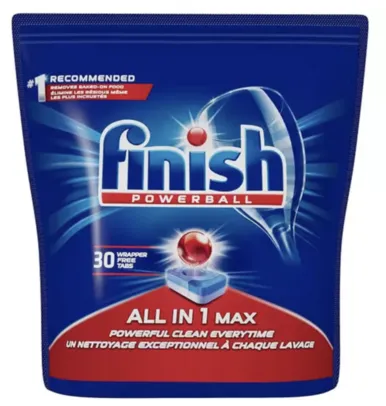 Detergente em Tabletes para Lava-Louças Finish - Tabs 507g com 30 Unidades