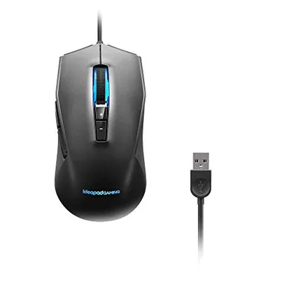 [Prime] Mouse Lenovo Gamer IdeaPad Gaming M100 RGB, Preto | R$67