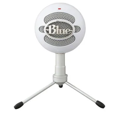 Microfone Blue Microphones Condensador USB Snowball Ice Branco - 988-000070