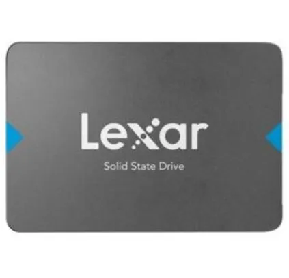 SSD Lexar Lexar NQ100 SATAIII 480GB, Leituras: 560Mb/s e Gravações: 480Mb/s - R$400