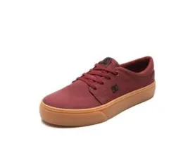 Tênis DC Shoes Vinho/Caramelo