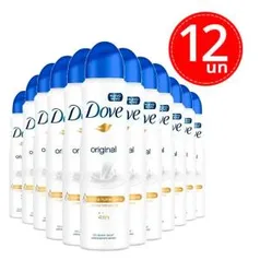 Desodorante Dove Original 12 unid /  R$ 8,30 a unidade com o cupom desconto