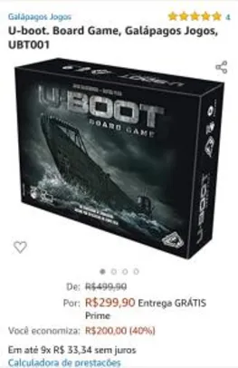 U-boot Board Game - R$300