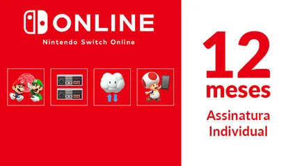 12 meses de Nintendo Switch Online - Nuuvem