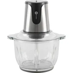 [AME R$ 79,99] Processador com Bowl de Vidro 2L Cinza - Fun Kitchen