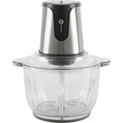 [AME R$ 79,99] Processador com Bowl de Vidro 2L Cinza - Fun Kitchen