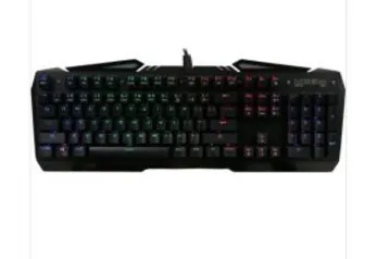 Teclado Gamer Mecânico Mesh Gear Forseti USB LED RGB GATERON RED USA F01S FORSETI