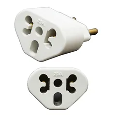 Adaptador De Tomada Plug Para 10a e 20a Até 250v - Bivolt - CompleteStore