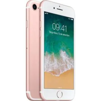 [CARTÃO SUBMARINO]  iPhone 7 32GB Ouro Rosa Desbloqueado IOS 10 Wi-fi + 4G Câmera 12MP - Apple R$ 1979
