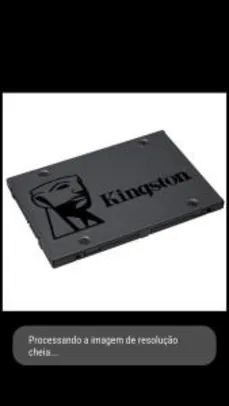 SSD Kingston 2.5´ 240GB A400 SATA III Leituras: 500MBs / Gravações: 350MBs - SA400S37/240G - R$179