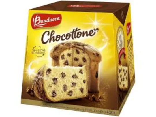 [App + Cliente Ouro] Chocottone com Gotas de Chocolate BAUDUCCO 500g | R$9