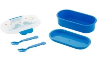 Kit Alimentação 4 Peças Azul - First Steps | R$5