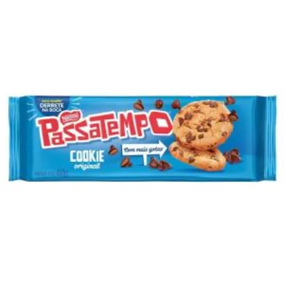 Cookie Passatempo Leite com Gotas de Chocolate 60g | R$ 0,05