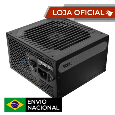 Fonte Pichau Nidus 650L, 650W, 80 Plus Bronze, Preto, PG NDL650