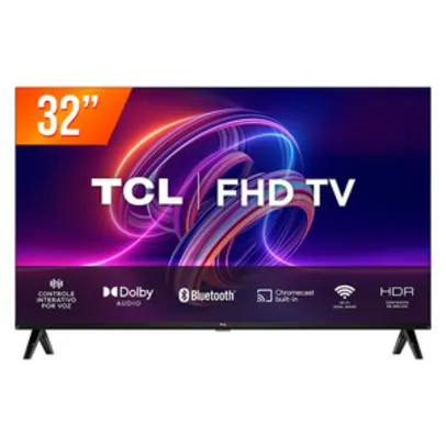 Smart Tv Android Led 32 Full Hd Tcl 32s5400af Google Assistant Bivolt