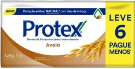 Protex Sabonete em Barra - Aveia/Balance/Macadâmia/Limpeza Profunda - L6 P5 | R$ 8,49