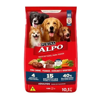 Purina Alpo Alpo - Ração Cães Adultos Carne E Frango 10,1Kg