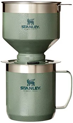 Stanley Conjunto de cafeteira The Camp Pour Over, filtro de aço inoxidável, em casa ou no escritório