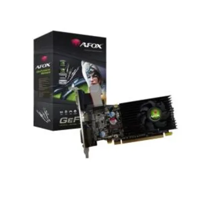 Placa De Video Afox Geforce Gt220 1gb Ddr3 128 Bits Lp - Hdmi - Dvi - Vga - R$265