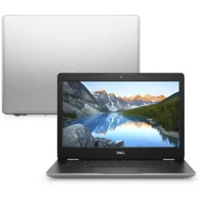 Notebook Dell Inspiron i14-3480-U30S 8ª Geração Intel Core i5 4GB 1TB 14" Linux - R$1979