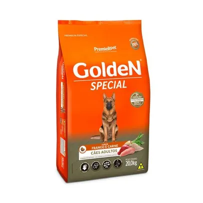 Ração Golden Special Cães Adultos Frango e Carne 20kg