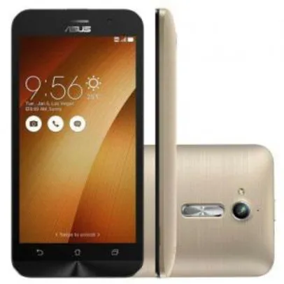 Smartphone Asus Zenfone Go ZB500KG Tela 5" 3G desbloqueado Dourado R$389.90