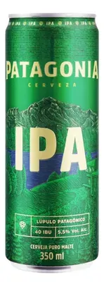 Cerveja Ipa Puro Malte Patagonia Lata 350ml Com 8 Unidades