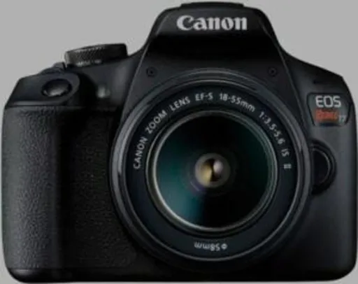 Câmera Digital Canon EOS Rebel T7 DSLR com 24.1 MP, 3", Gravação em Full HD - 2727C010AA