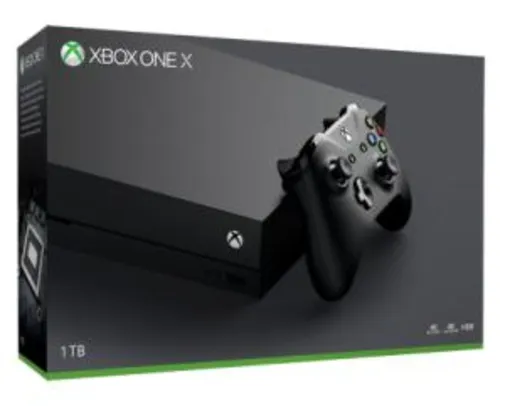 Console Xbox One X 4K 1Tb - R$2639