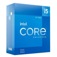 Processador Intel Core i5-12600KF, Cache 20MB, 3.7GHz (4.9Ghz Max Turbo), LGA 1700 -  BX8071512600KF