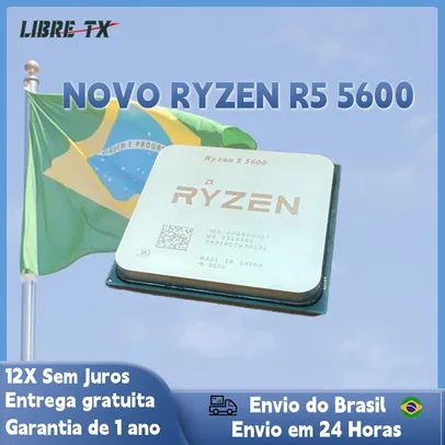 [BRASIL] Processador Ryzen 5 5600 CPU para Jogos Soquete AM4