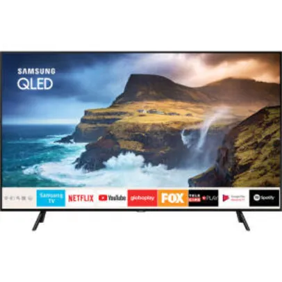 (R$ 5.949 com AME) Smart TV QLED 65" Samsung 65Q70 Ultra HD 4K Pontos Quânticos 120Hz