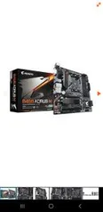 Placa Mãe Gigabyte B450 AORUS M, Chipset B450, AMD AM4, mATX, DDR4 | R$719