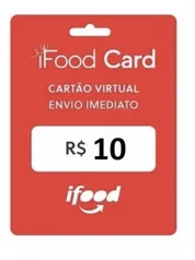 Gift Card Virtual Ifood - Pague R$7 E Ganhe R$10