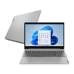 Notebook Lenovo Ideapad 3i Celeron 4gb 128gb Ssd Windows 11, 15.6" 82bu0006br Prata