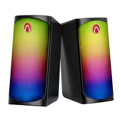 BlitzWolf® AirAux AA-GCR3 Alto-falante para computador RGB Light 4 unidades HiFi estéreo AUX bluetooth Alto-falante USB Fonte