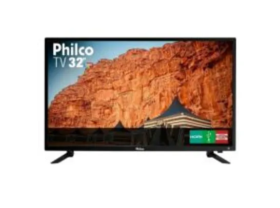 TV Philco 32 Polegadas Led HD PTV32C30D Preta Bivolt - R$646