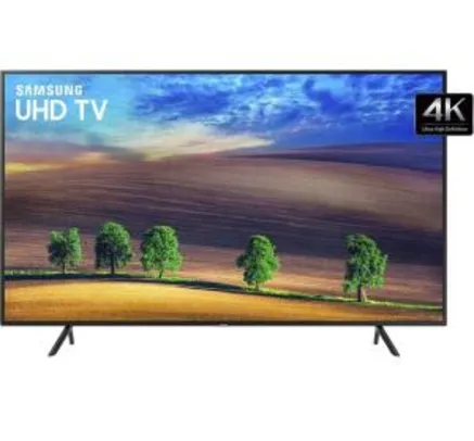 Smart TV LED 55" Samsung Ultra HD 4k 55NU7100 - [R$ 2429,00 com Ame]