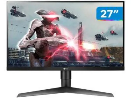 [OURO] Monitor Gamer LG 27GL650F-B.AWZ 27” R$1573