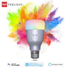 [Conta Nova R$ 46] Lâmpada Smart Xiaomi Yeelight RGB 16 milhões de cores 6W