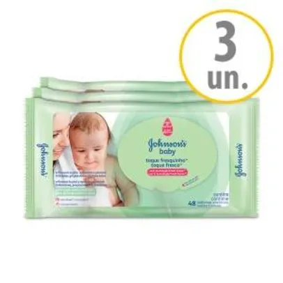 [Netfarma] Kit Lenços Umedecidos Johnson`s Baby Toque Fresquinho por R$18