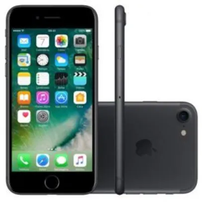 Smartphone Apple iPhone 7 32GB Desbloqueado Preto Matte - R$2550