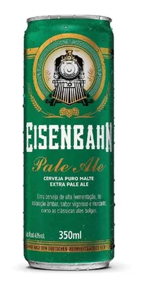 Pack Cerveja Pale Ale Puro Malte Eisenbahn Lata 350ml 