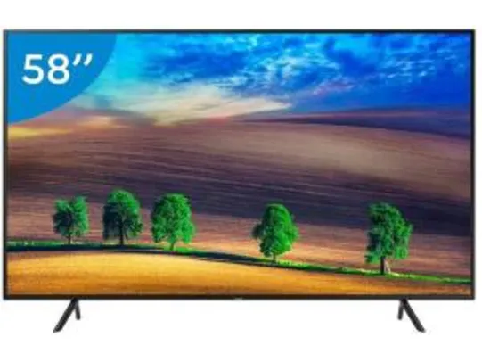 (APP) Smart TV 4K LED 58” Samsung UN58NU7100GXZD

+ 2 meses de Globoplay Grátis