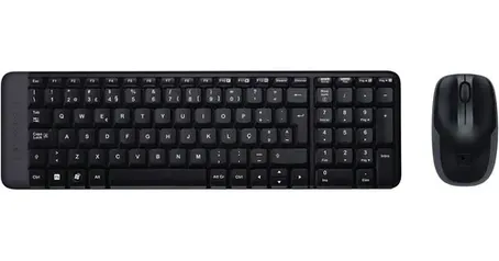 Combo Teclado E Mouse Sem Fio Logitech Mk220