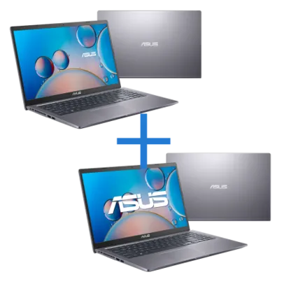 Notebook ASUS M515DA-BR1213 Cinza + Notebook ASUS X515JA-BR2750 Cinza