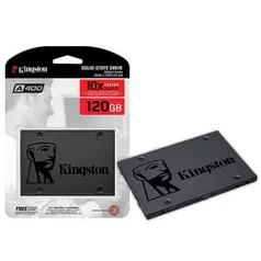 Ssd 120gb Kingston Sata Iii 6gb/s 2.5 Para Computador Ou Notebook Sa400s37/120g A400 - R$127