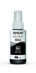 Garrafa de Tinta Original Epson EcoTank 664 Preto - T664120