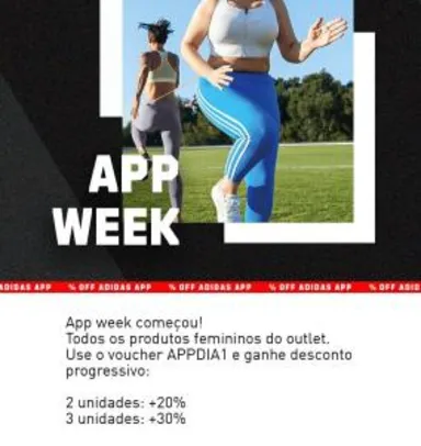 [APP][Outlet] até 30%OFF progressivo em produtos femininos